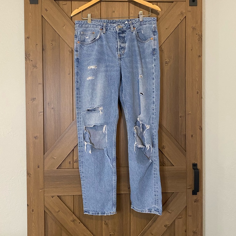 EUC &Denim boy friend jeans